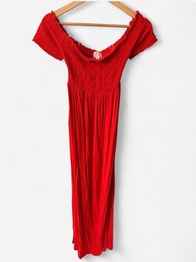 Isabel Maternity Off The Shoulder Maxi Dress